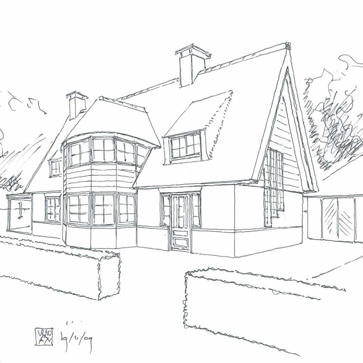 De betovering van een huis tekening: Laat je verbeelding spreken!